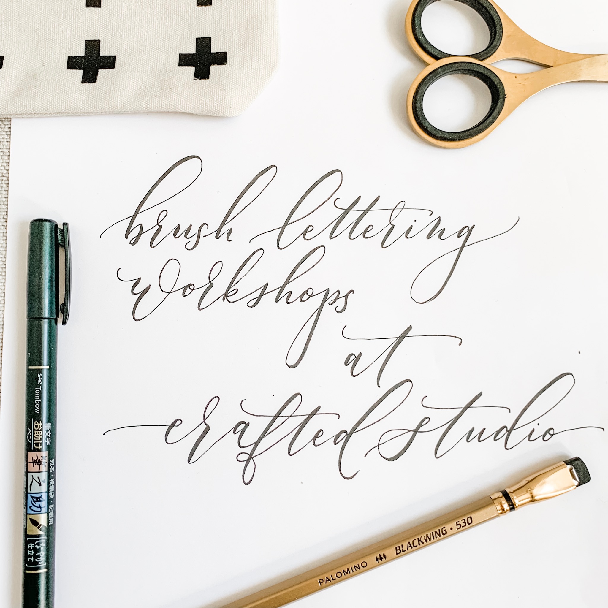 Brush Pen Calligraphy Workshop — Creative Parties Ltd.