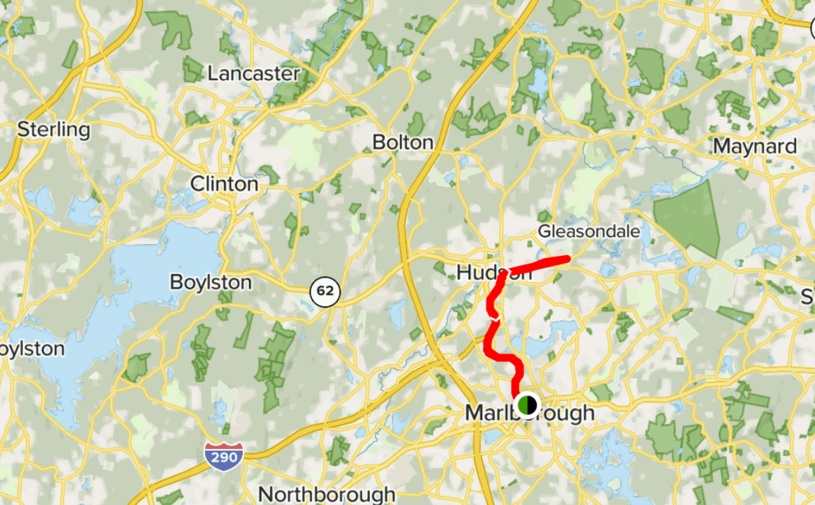 map rail trail 1 Concord, MA