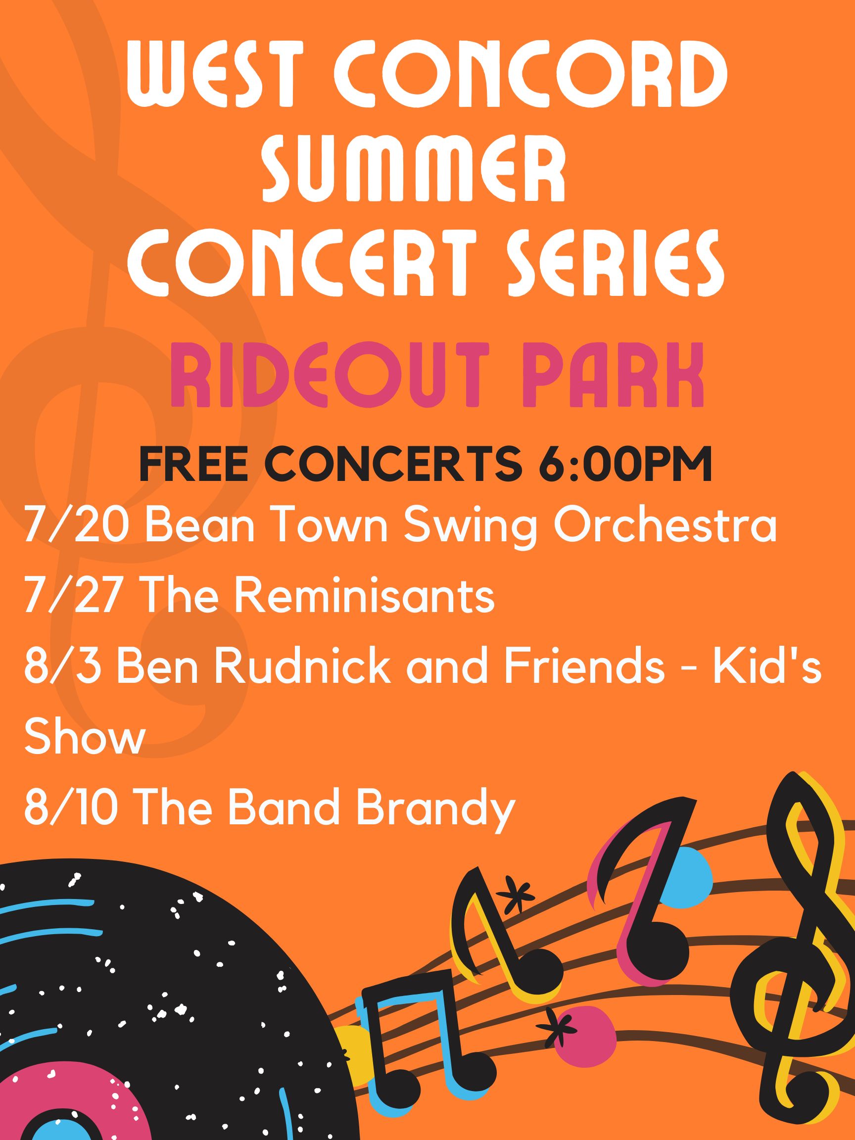 Summer Concert Series Concord, MA