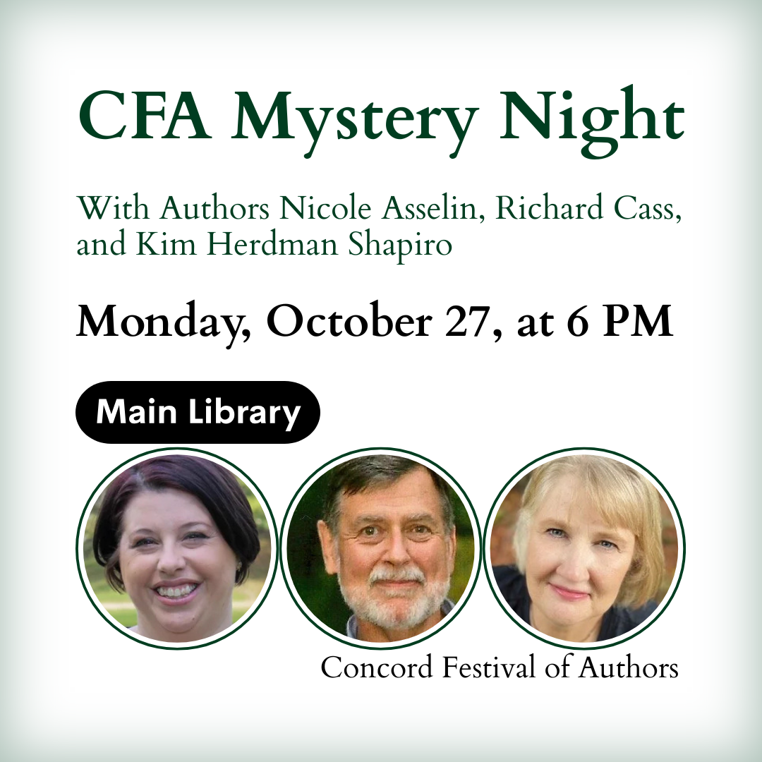 Concord Festival of Authors: Mystery Night 2025