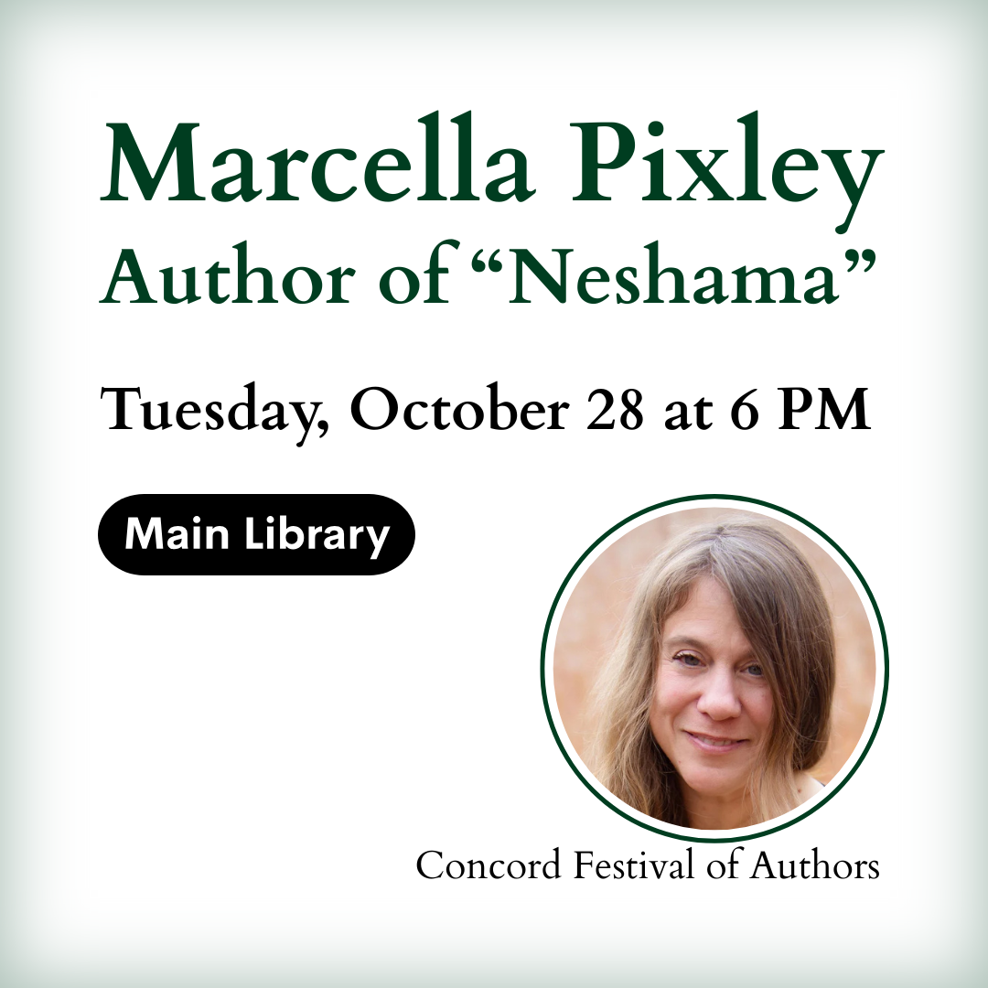 Concord Festival of Authors: Marcella Pixley