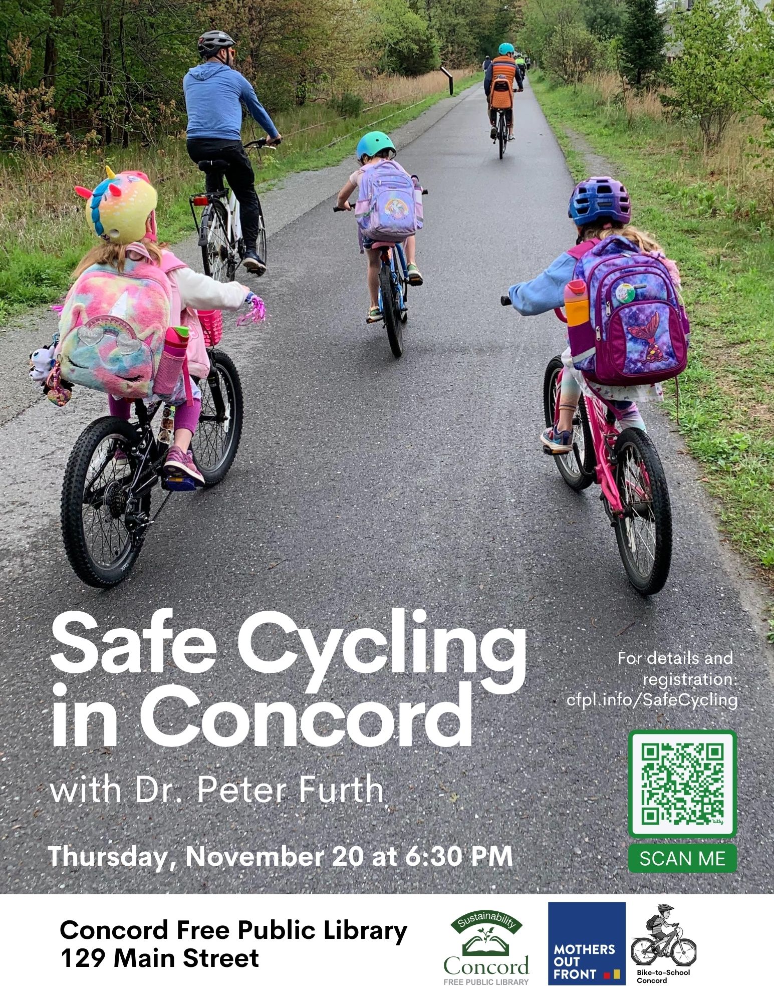 Safe Cycling in Concord with Dr. Peter Furth