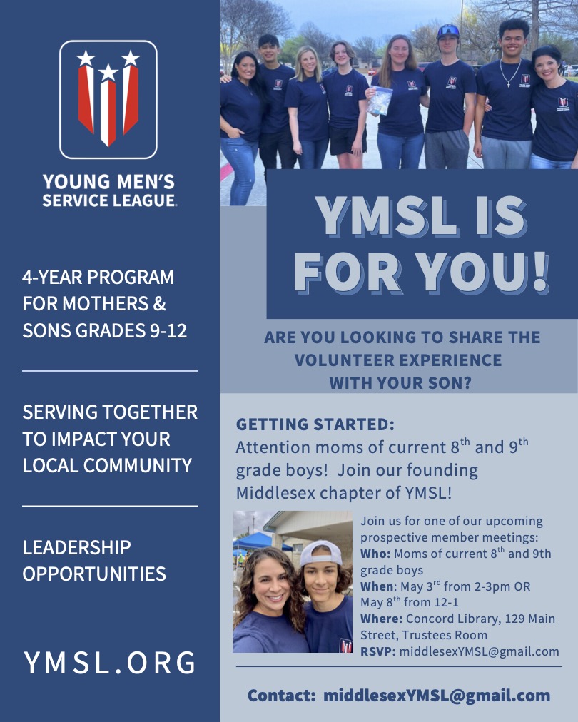 Young Men’s Service League (YMSL) Prospective Members Meetings