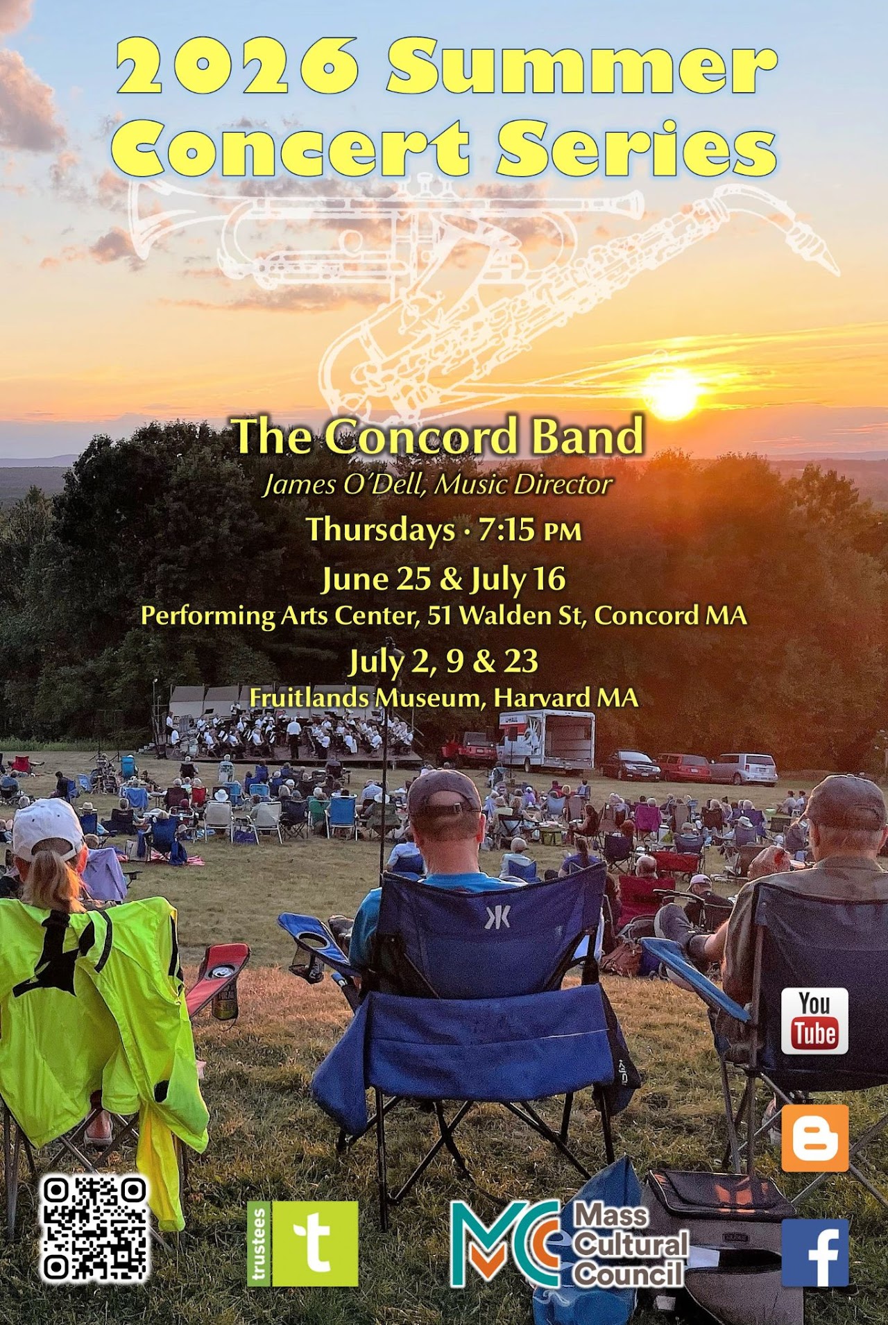 Concord Band Summer Concert at 51 Walden: “Boston Liberties”